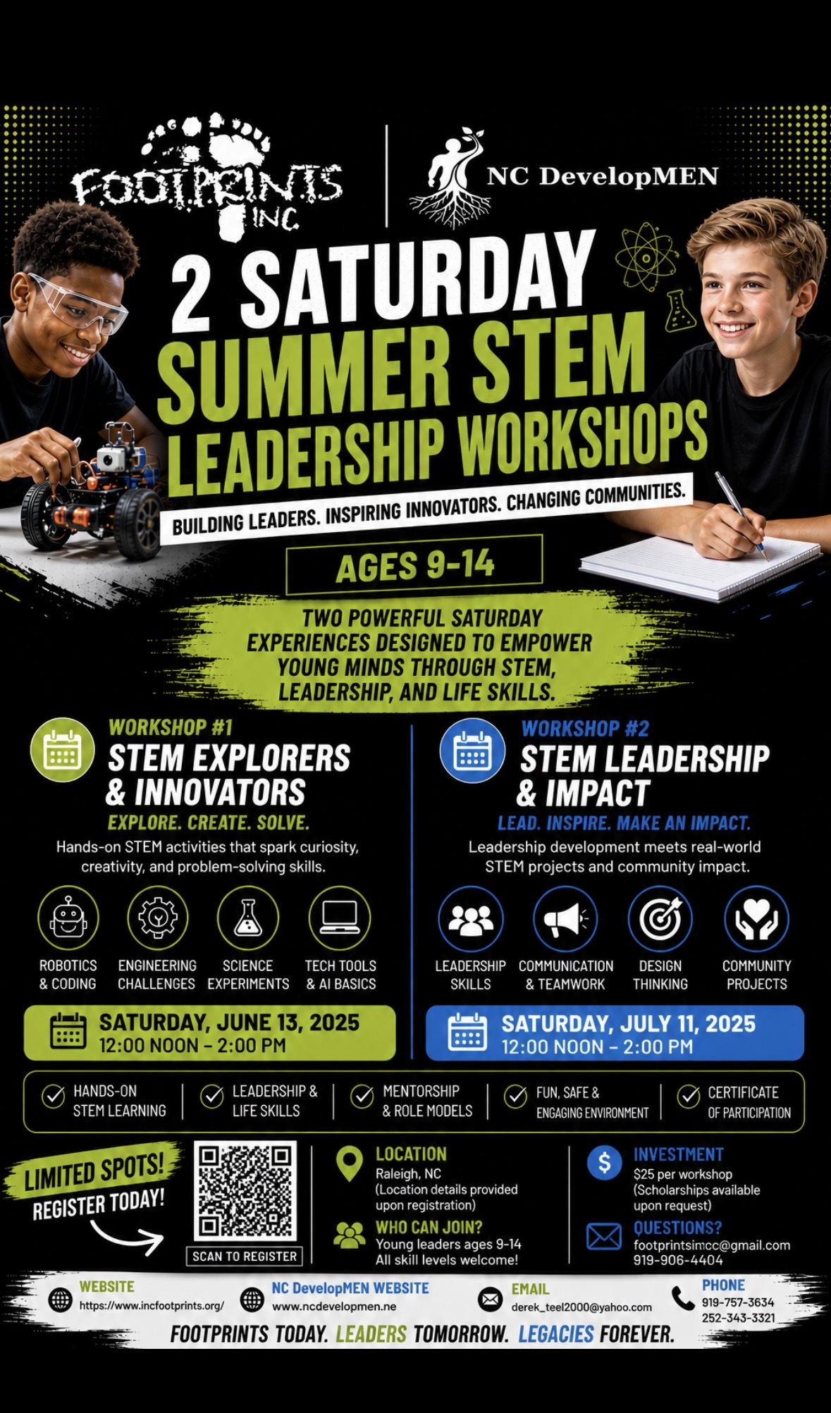 NC DevelopMEN INC Monthly Flyer